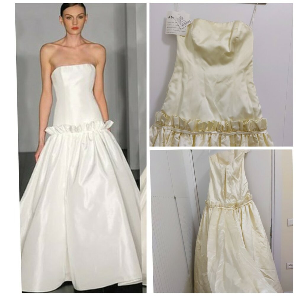 NWT Amsale Wedding Gown size us 10